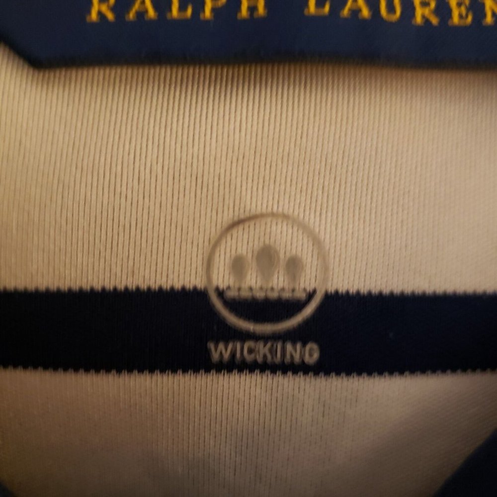 Womens Ralph Lauren Polo Golf Large 100 Anniversary Bellerive PGA Golf Shirt - Picture 9 of 12